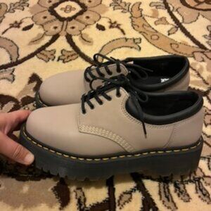 Dr. Martens Unisex 8053 Quad Oxford Shoes Synthetic Black Taupe US M 10 US L 11